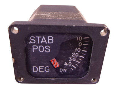 38094445-5 Stabilator Position Indicator 70450-01053-107 , 6610-01-326-0119 *UNTESTED* | Electrical MRO Replacement Parts &amp; Components and Commercial Electrical Supplies Company