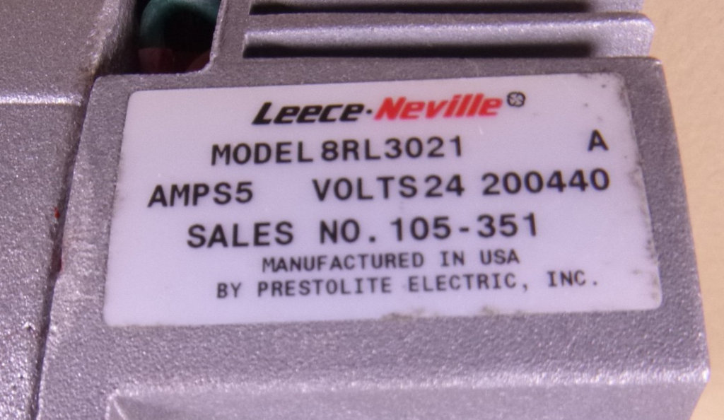 8SC3015U Levve-Neville Alternator 8SC 110-302 100AMP 24V For 3012-26TA1 | Replacement Truck Parts, Trailer Accessories, Automobile Supplies, Car Parts & Accessories