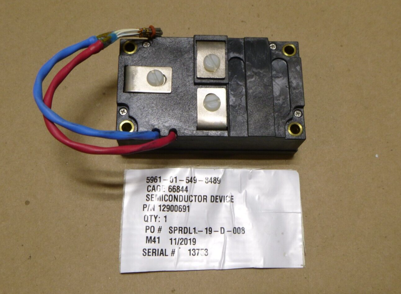 USGI Semiconductor Device 12900691, QJD0180002, 5961-01-549-8489 | Electrical MRO Replacement Parts &amp; Components and Commercial Electrical Supplies Company