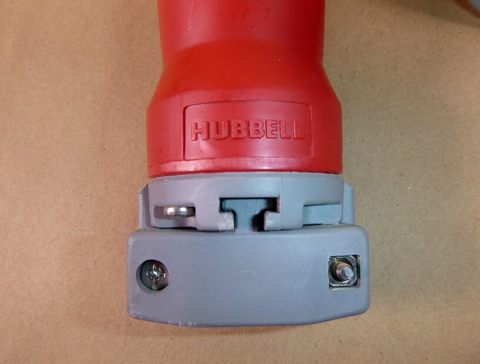 Hubbell 16 Amp Pin & Sleeve Connector 516P6W Plug & 516C6W Receptacle 4P, 5Pin