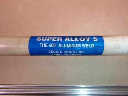 Muggy Weld Super Alloy 5, 3/32" x 18" Aluminum Brazing and Welding 25 Rods