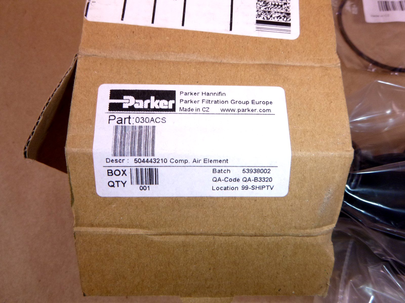 030ACS Parker Domnick Hunter Filter - New Surplus | Industrial MRO Replacement Parts, Manufacturing Machine Parts &amp; Components, Heavy Equipment Parts Supplier