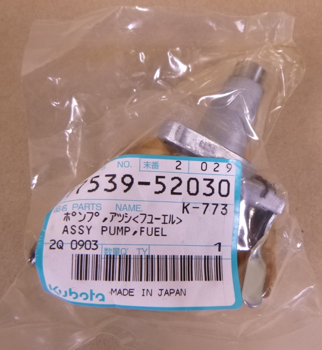 Genuine OEM Kubota Fuel Pump 17539-52030