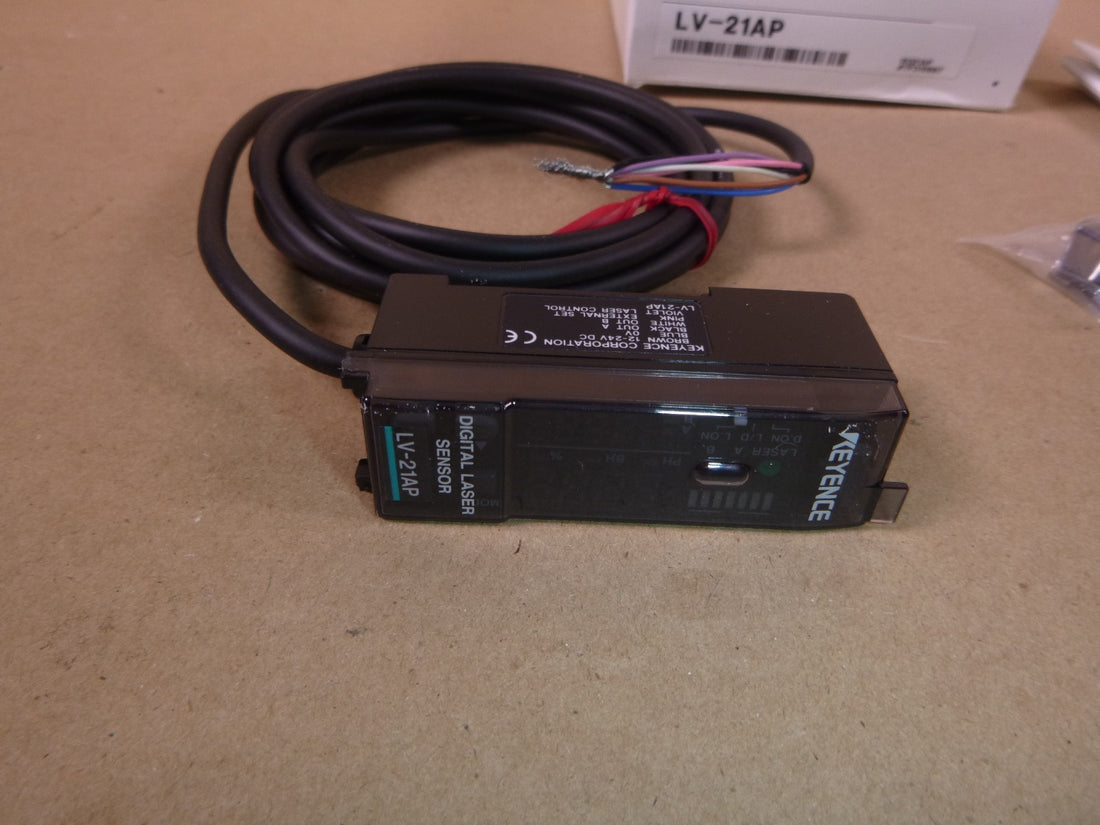Keyence LV-21AP Digital Laser Sensor Amplifier Unit 12-24V DC LV21AP | Electrical MRO Replacement Parts &amp; Components and Commercial Electrical Supplies Company