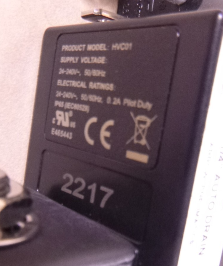Arrow Pneumatics 5802 Electric 1/4" Auto Drain , HVC01 , 24-240V
