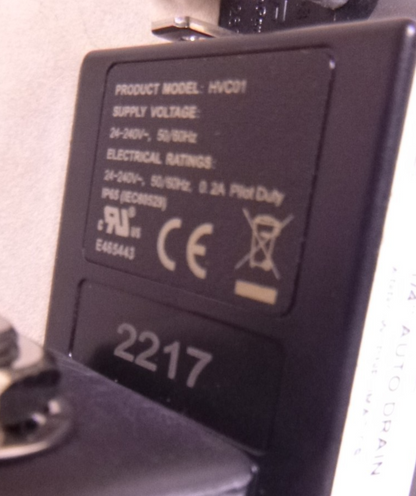 Arrow Pneumatics 5802 Electric 1/4" Auto Drain , HVC01 , 24-240V