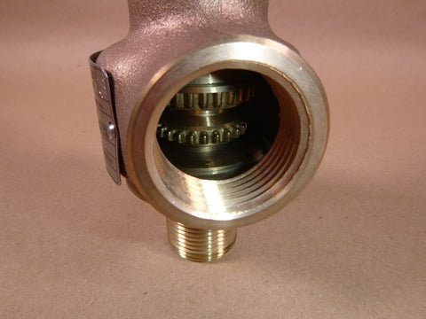 Relief Valve ASME Section VIII Steam, Bronze Trim 3/4" MNPT To 1" FMPT 15 Psi | Industrial MRO Replacement Parts, Manufacturing Machine Parts & Components, Heavy Equipment Parts Supplier