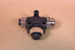 Mini Power Tee Connector 7/8" male to 7/8" female and 7/8" female 3-pin(2+PE)