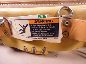 Klein Tools Inc. 1992 Belt 5249N22 Leather Lineman Climbing 550MM Vintage USA