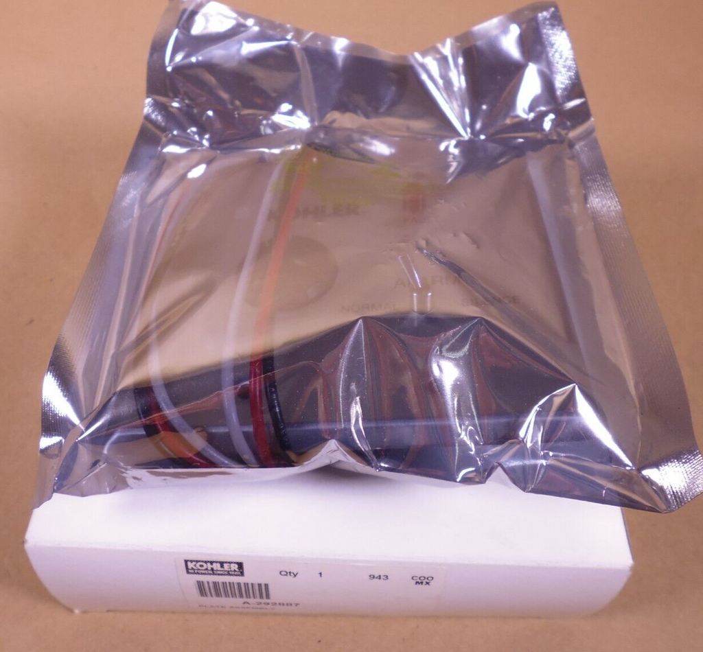 Kohler A-292887 Audiovisual Alarm Plate For 20-3250 kW Generator | Genuine MEP Generator Replacement Parts and Military Surplus Generator Parts