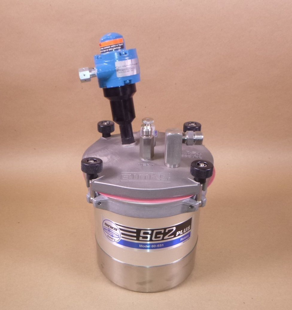 Binks SG2 Plus Pressure Cup Model 80-651 With Gast Rotary Agitator No Regulator | Industrial MRO Replacement Parts, Manufacturing Machine Parts &amp; Components, Heavy Equipment Parts Supplier