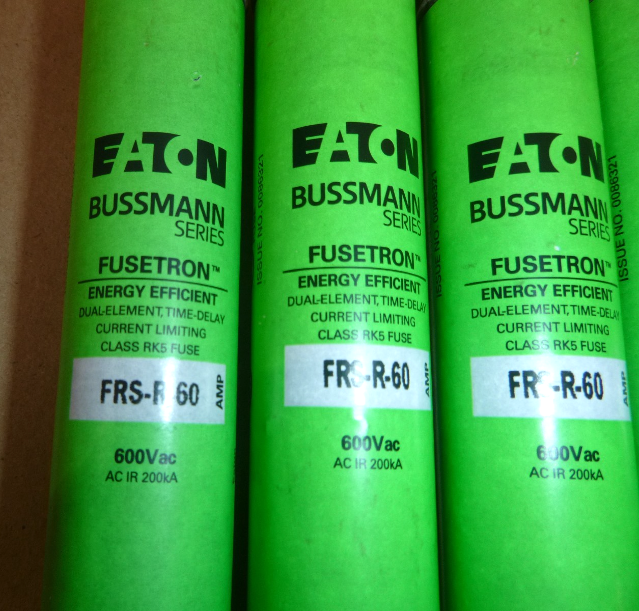 FRS-R-60 Eaton Bussmann Series Class RK5 Fuse (Lot of 4)