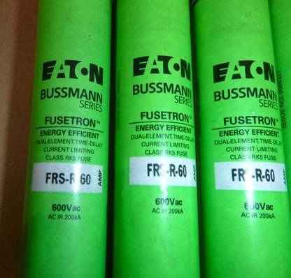 FRS-R-60 Eaton Bussmann Series Class RK5 Fuse (Lot of 4)