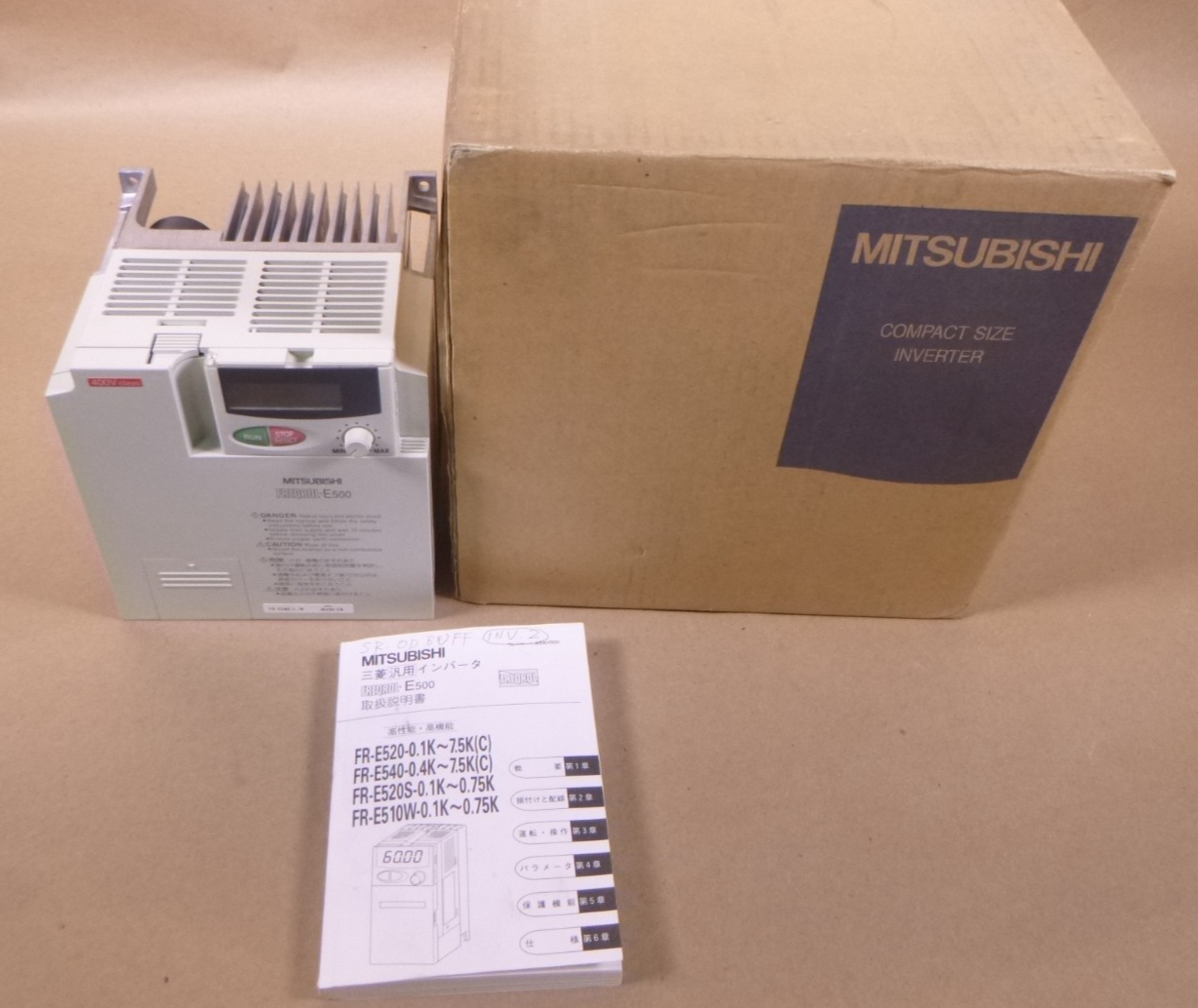 NEW Mitsubishi FR-E540-3.7K Freqrol E500 inverter 3.7kW