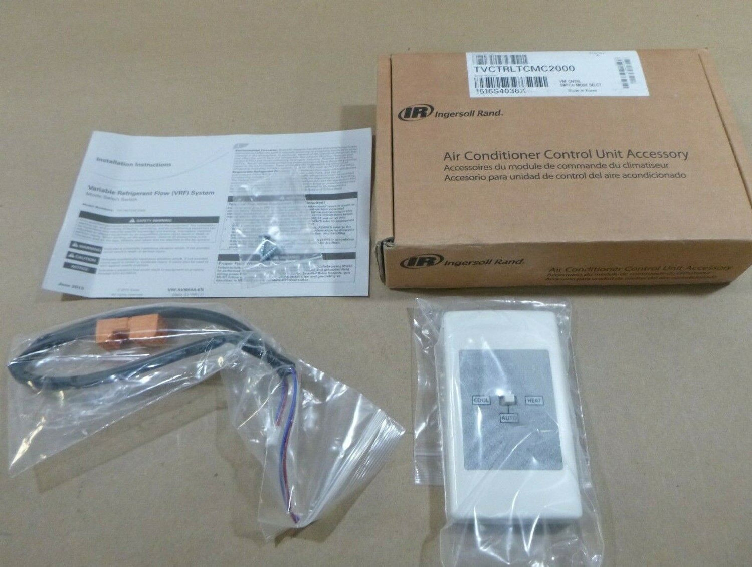 TRANE INGERSOLL TVCTRLTCMC2000 VRF CONTROL SWITCH MODE SELECT CENTRALIZED | Industrial MRO Replacement Parts, Manufacturing Machine Parts &amp; Components, Heavy Equipment Parts Supplier