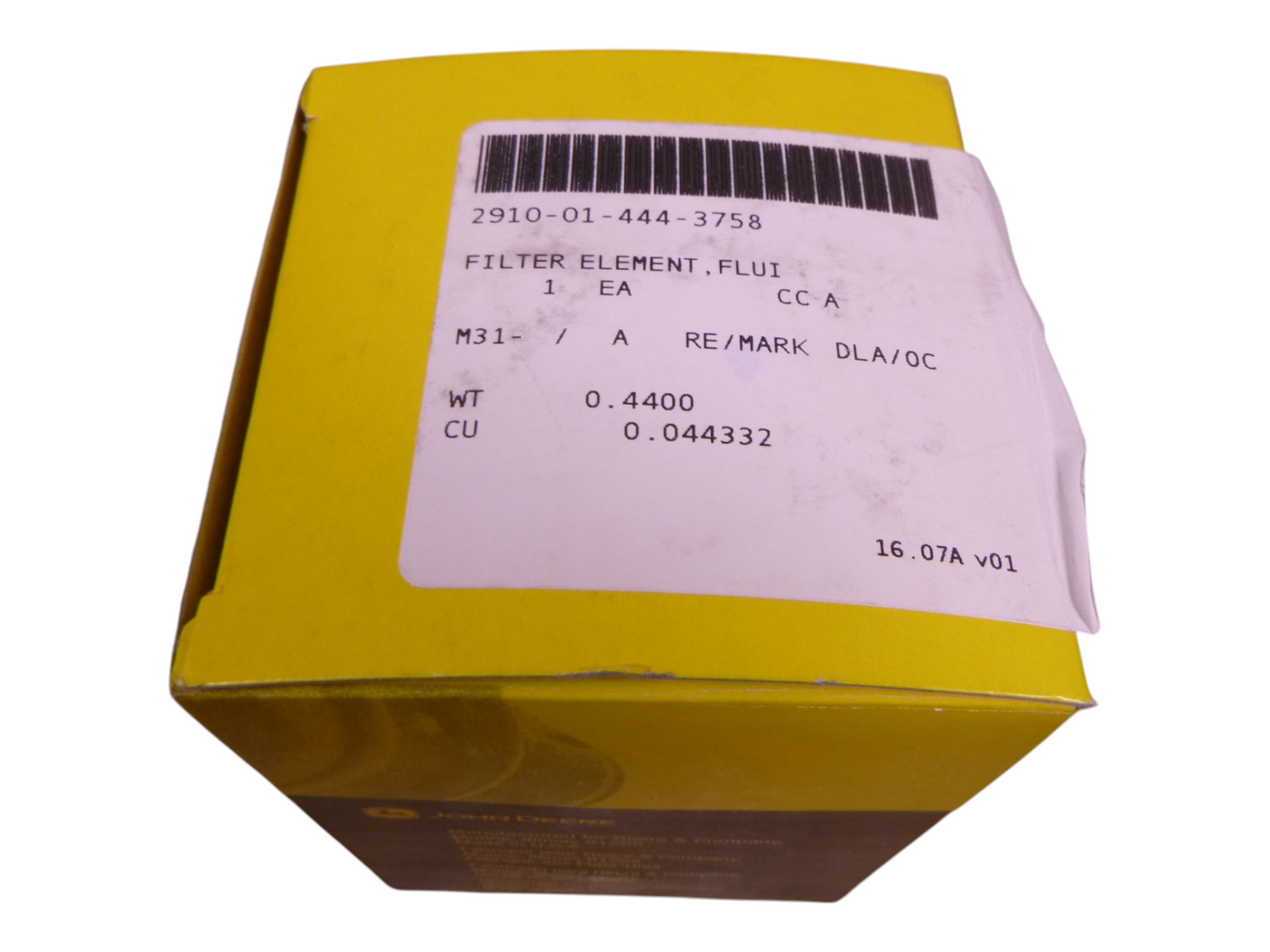 Genuine John Deere RE60021 Fuel Filter Water Separator OEM | Industrial Tractor Parts Supplier and Surplus Tractor Parts &amp; Accessories