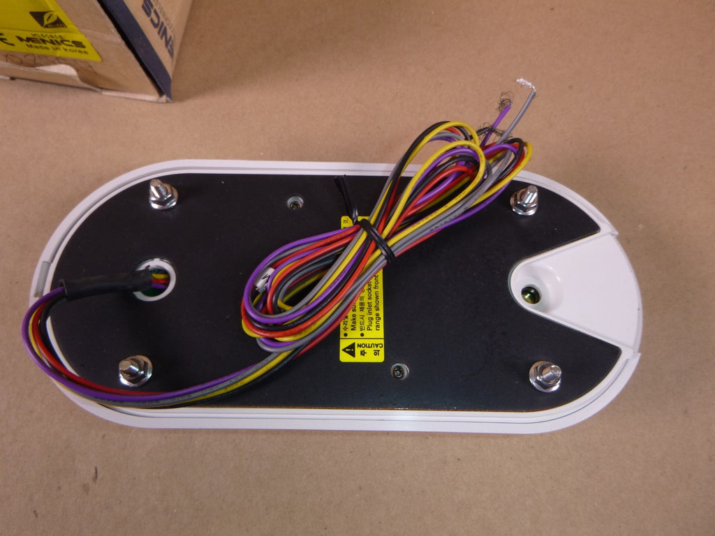 Menics PWEB-302-RYG Wall Mount LED Tower Light, Red Yellow Green, 24V, w/ Alarm | Replacement Truck Parts, Trailer Accessories, Automobile Supplies, Car Parts & Accessories