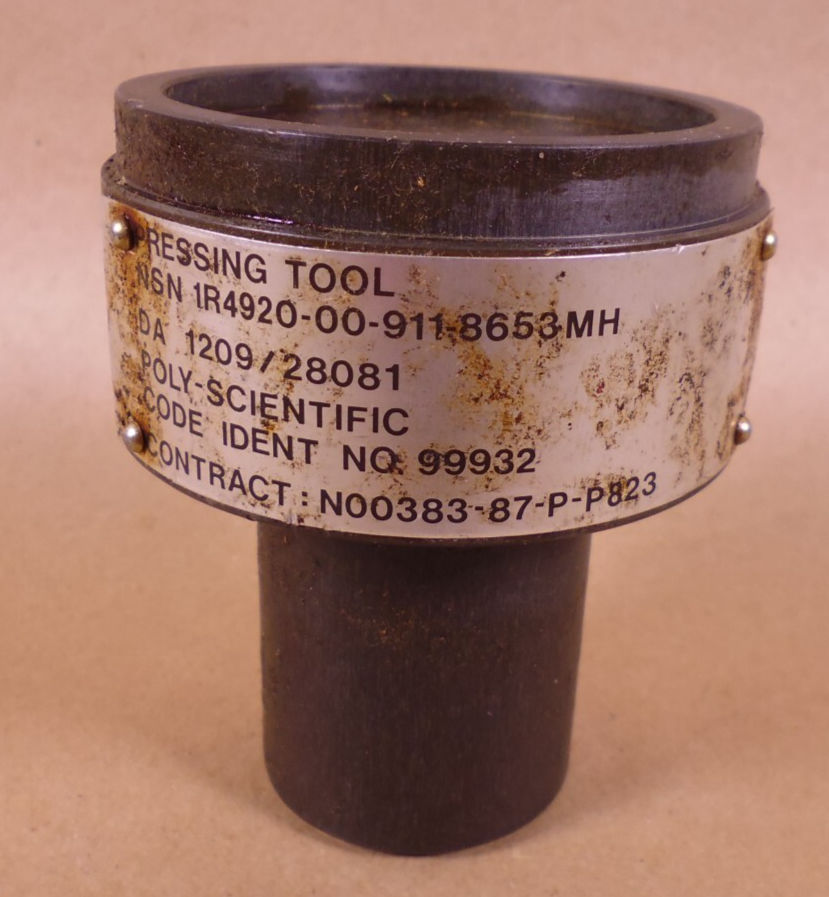 Poly-Scientific 28081 Pressing Tool , 4920-00-911-8653 | Industrial MRO Tools and Replacement Industrial Equipment Components