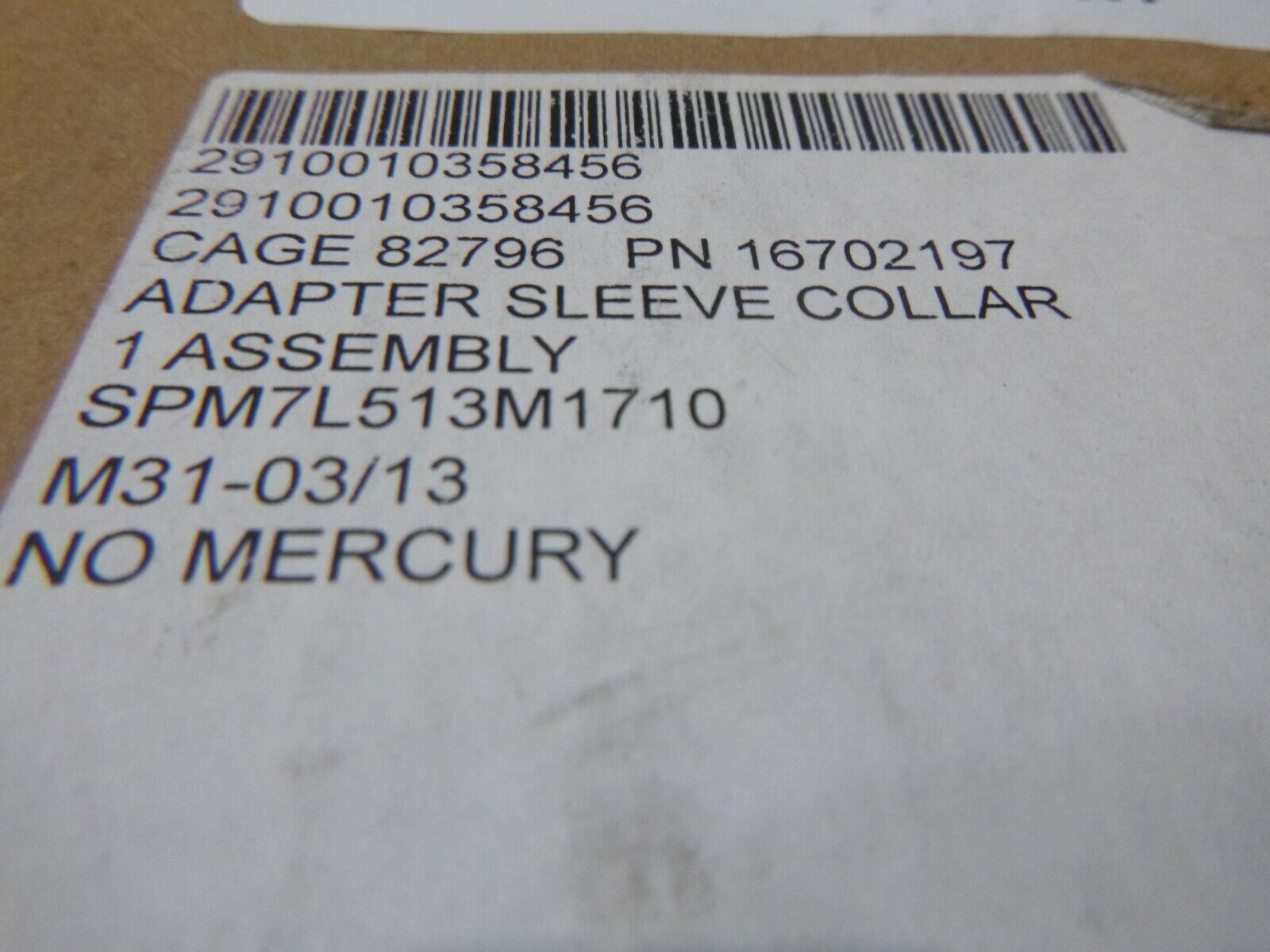 FAIRBANKS MORSE 16702197 ADAPTER SLEEVE COLLAR , 2910-01-035-8456 | Industrial MRO Replacement Parts, Manufacturing Machine Parts &amp; Components, Heavy Equipment Parts Supplier