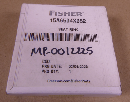 Fisher 15A6504X052 Seat Ring 1-1/2" Port 416 SST 410/416HT | Industrial MRO Replacement Parts, Manufacturing Machine Parts &amp; Components, Heavy Equipment Parts Supplier