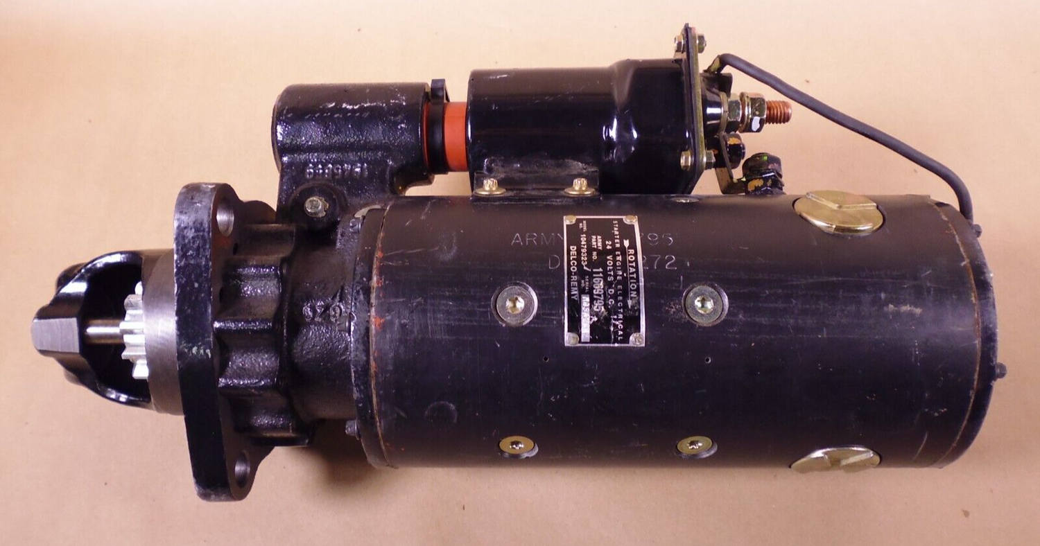 Delco-Remy HEMTT MK48 Starter 24v PN 11669795 Model 10479323 2920-01-139-3722 | Replacement Truck Parts, Trailer Accessories, Automobile Supplies, Car Parts &amp; Accessories