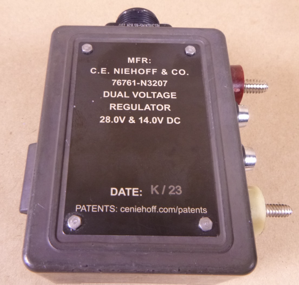*NEW TAKE OFF* CE Niehoff N3207 Dual Voltage Regulator 28V & 14V DC 6110-01-506-8086 | Replacement Truck Parts, Trailer Accessories, Automobile Supplies, Car Parts & Accessories