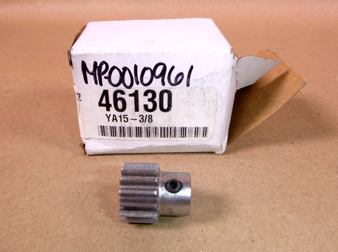 YA15-3/8 Boston Gear 20° Pressure Angle Spur Gear 15 Teeth 3/4" Pitch Diameter | Industrial MRO Replacement Parts, Manufacturing Machine Parts & Components, Heavy Equipment Parts Supplier