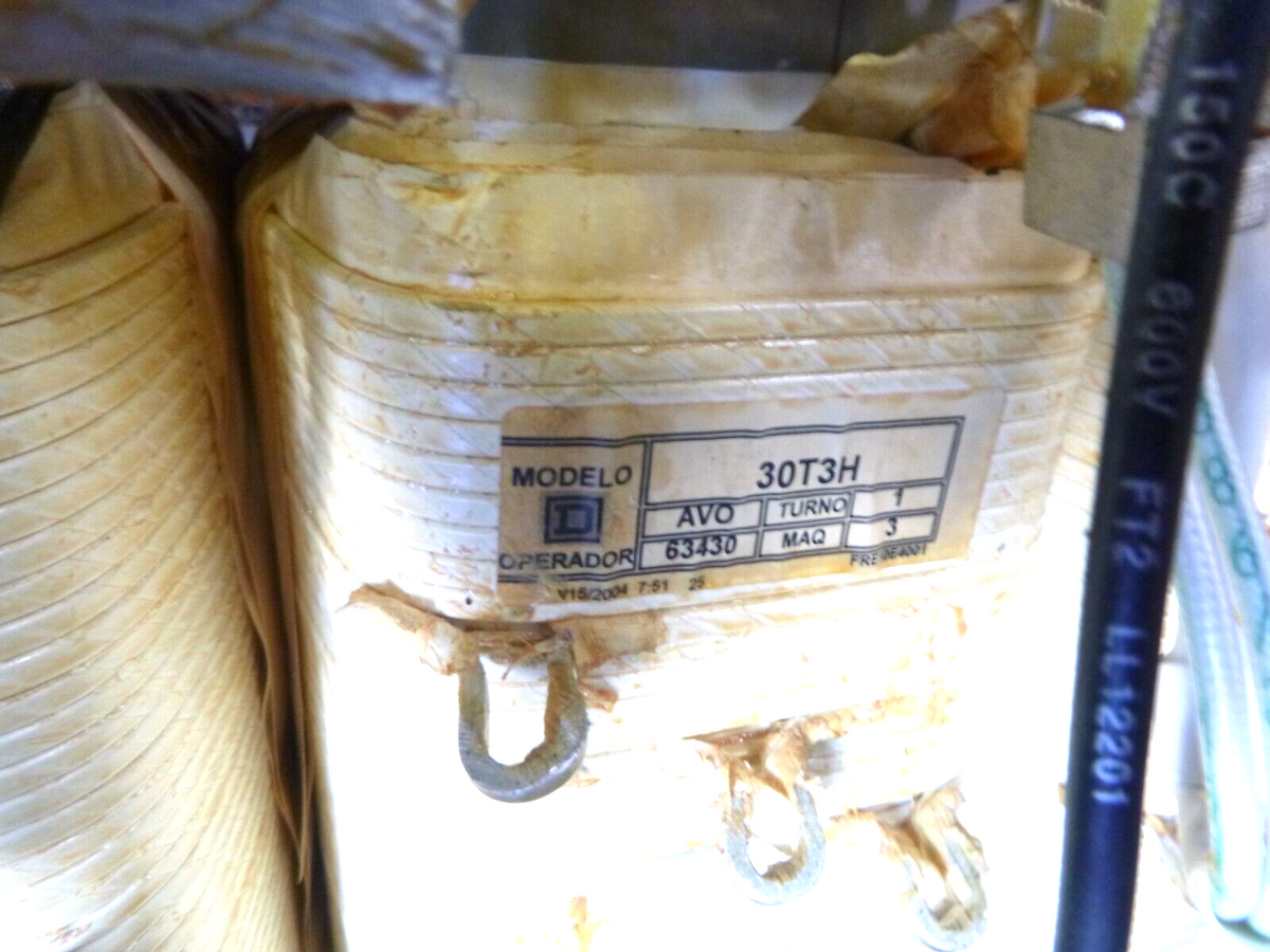 Square D Transformer 30T3H Open Type 30kVA, 3 Phase, 480V Delta Pri 208Y/120 Sec