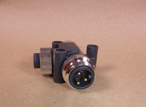 Mini Power Tee Connector 7/8" male to 7/8" female and 7/8" female 3-pin(2+PE)