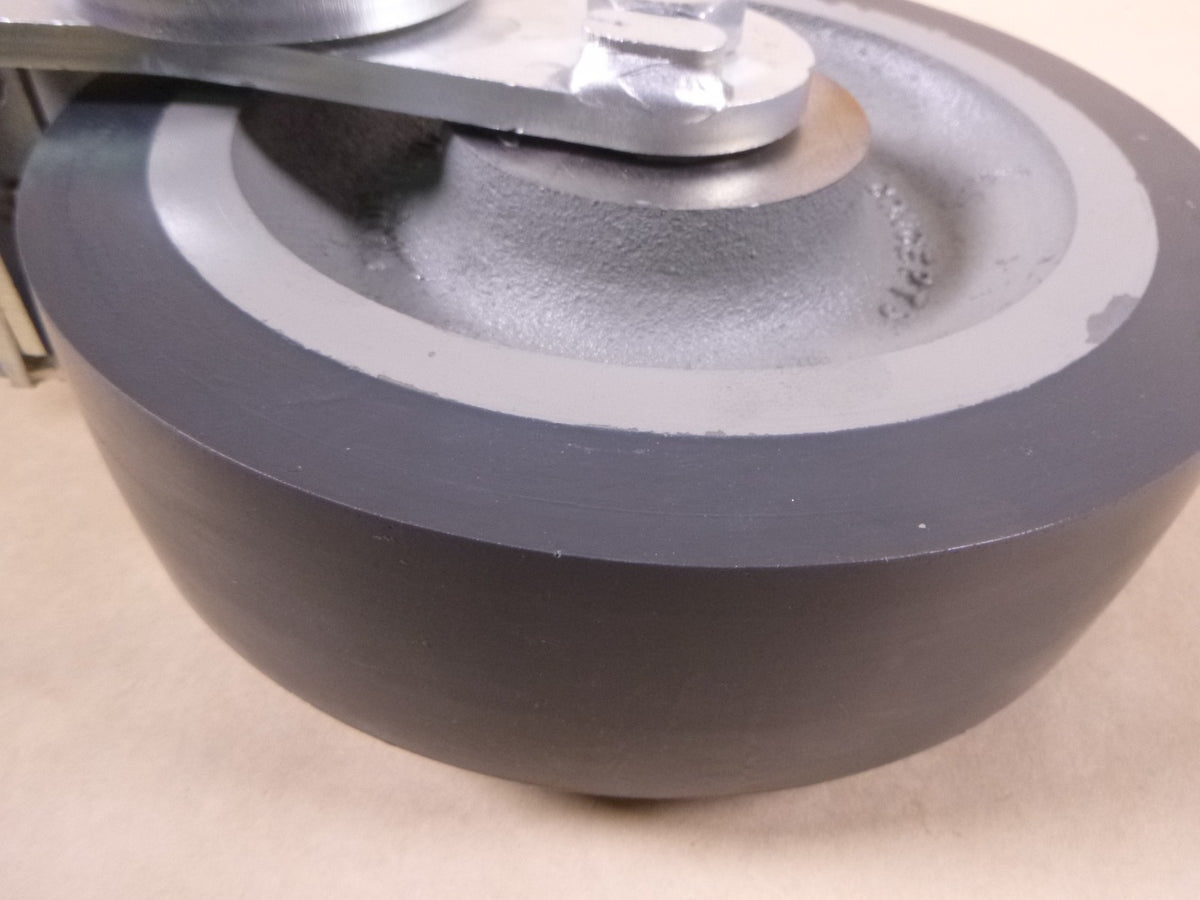 Caster Concepts 08300-11-24 Wheel 10"x2.5" w/ Swivel Plate Springs &amp; Brake USA
