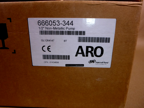 666053-344 Genuine ARO 1/2" Classic Style Non-Metallic Diaphragm Pump 13 GPM | Industrial Electric Motors, Pumps & Parts