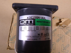 New Oriental Motor 41K25GN-AUL, 25 Watt, 115 Volt, 1500 Rpm