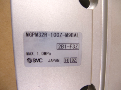 MGPM32R-100Z-M9BAL SMC Corp. Guided Pneumatic Cylinder 32mm Bore 100mm Stroke | Industrial MRO Replacement Parts, Manufacturing Machine Parts &amp; Components, Heavy Equipment Parts Supplier
