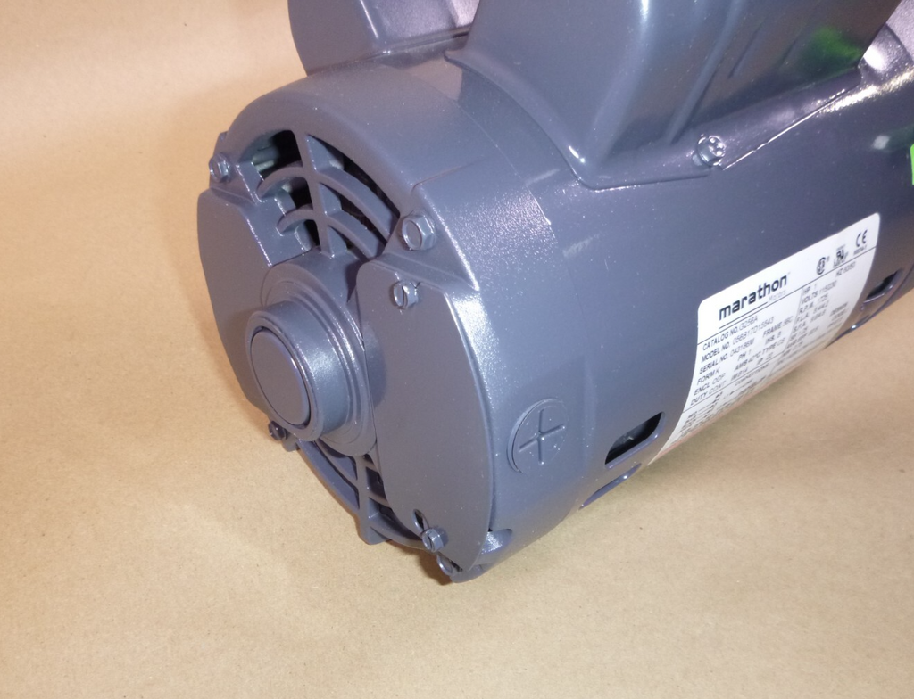 New 1 HP Marathon Electric Motor 1725 RPM 56C Face Mount 115/230V Sing ...