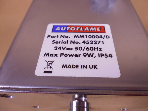 AUTOFLAME MM10004/D Servo Motor 24V 50/60Hz , Metal Housing