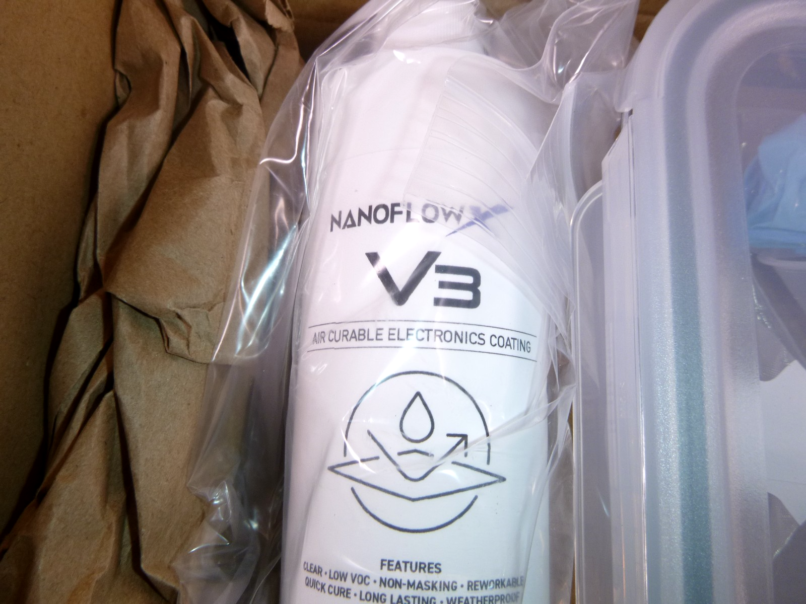 NANOFLOW V3 Air Curable Electronics Coating Test Kit With Saltwater Protection | Industrial MRO Replacement Parts, Manufacturing Machine Parts &amp; Components, Heavy Equipment Parts Supplier