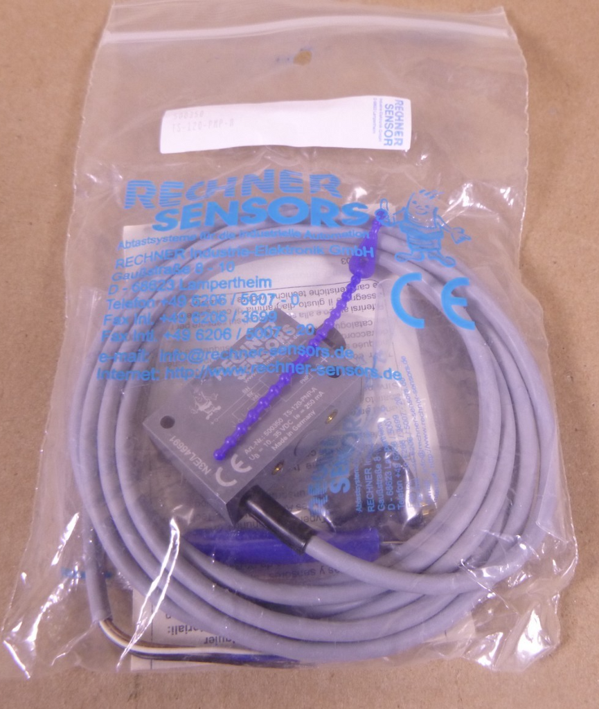 500350 Rechner Sensors Capacitive Sensor TS-120-PNP-A 10-35VDC | Electrical MRO Replacement Parts & Components and Commercial Electrical Supplies Company