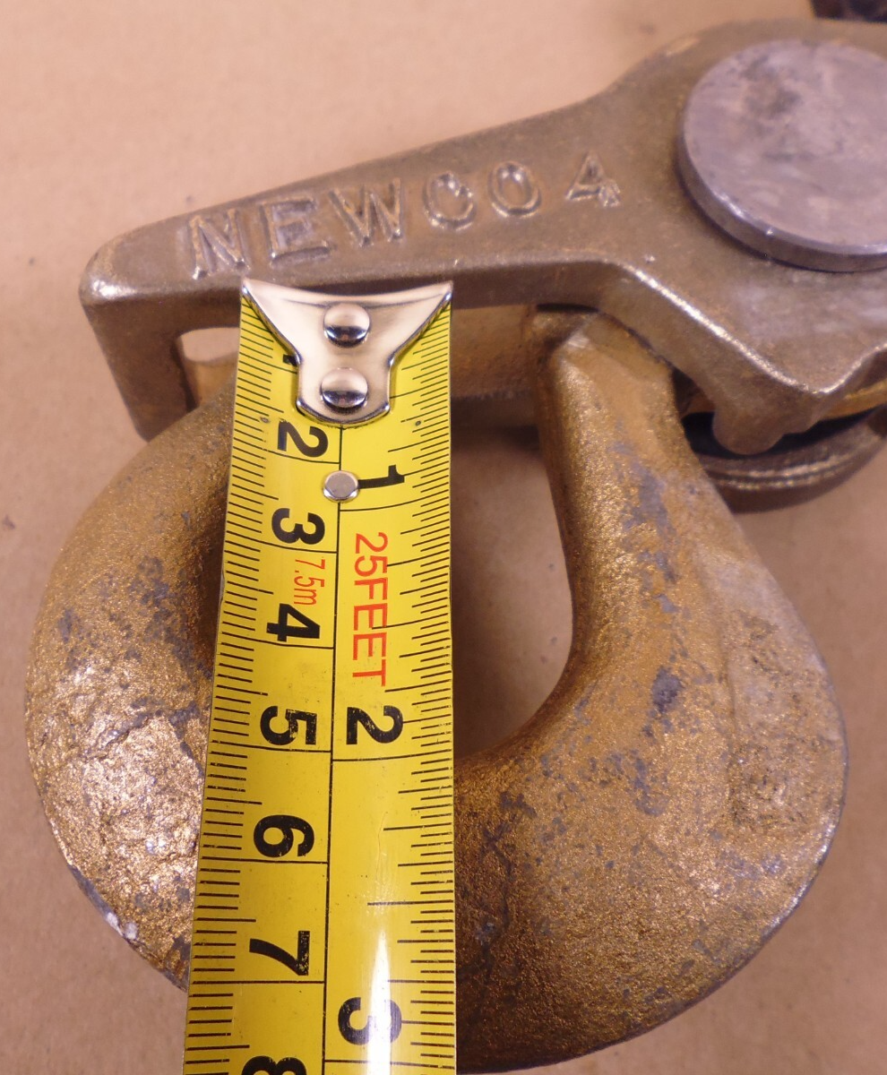 Newco 4S Safety Hook Swivel , 1" To 1-3/8" Hook Opening x 2", 2,700 lbs. Max | Industrial MRO Tools and Replacement Industrial Equipment Components