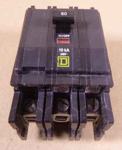 *DENT* Square D QOU360 60A 3-Pole 240VAC Circuit Breaker QOU | Electrical MRO Replacement Parts & Components and Commercial Electrical Supplies Company