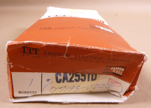 CA2551D ITT Electrical Plug Connector 17193-8 , 5935-00-376-2177