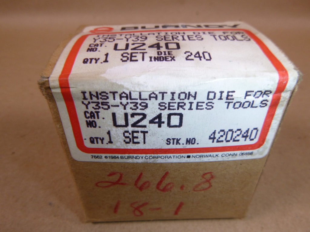 Brundy U240, 12 TON DIE , U-DIE | Industrial MRO Tools and Replacement Industrial Equipment Components