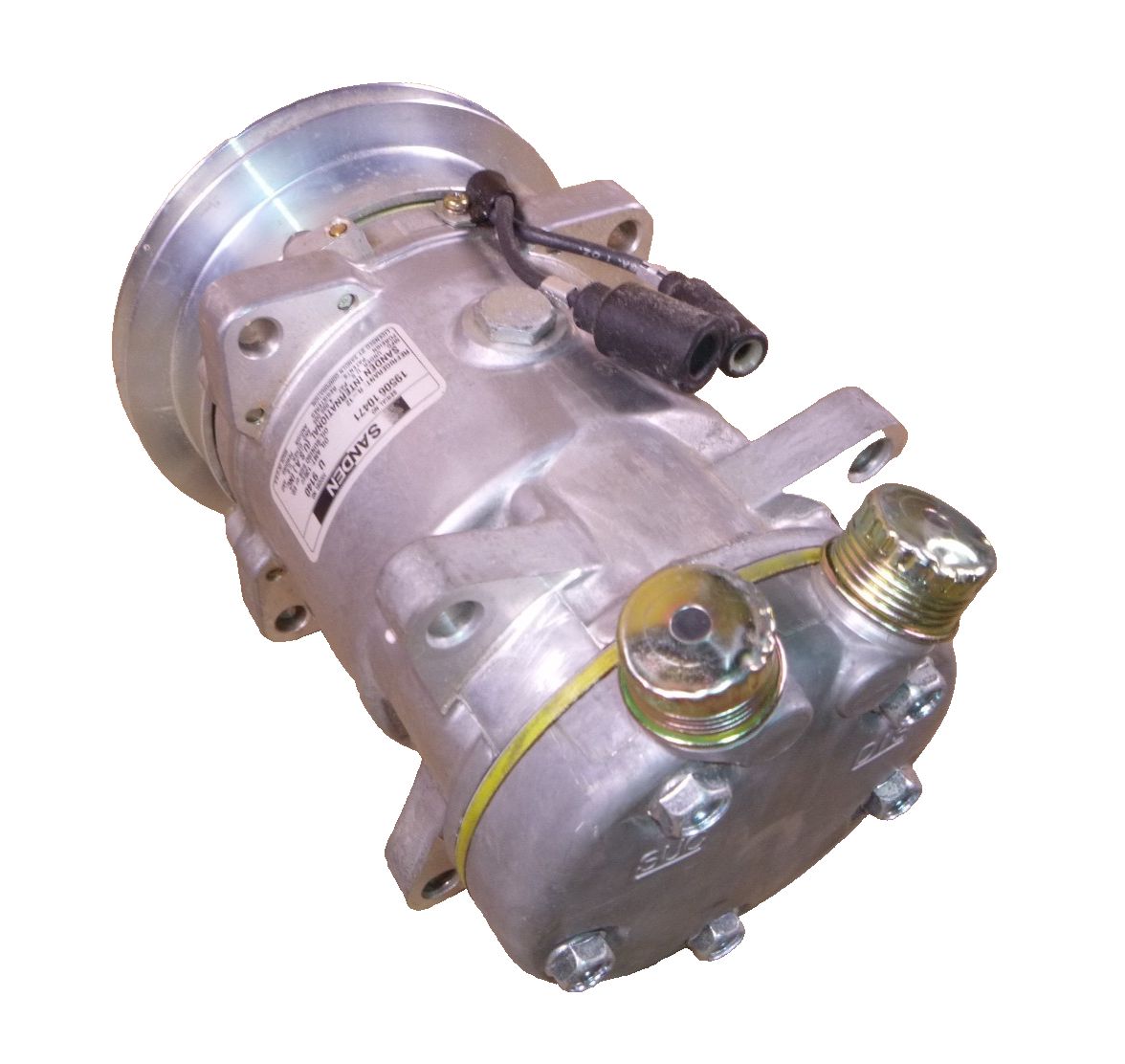 Sanden Compressor U9140, R-12 Refrigerant 135cc, SD508 Family, 1 Groove | Replacement Truck Parts, Trailer Accessories, Automobile Supplies, Car Parts &amp; Accessories