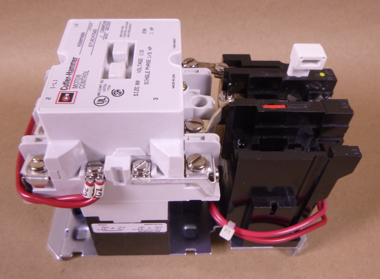 A200MABR Cutler-Hammer Motor Control Non-Reversing Starter, Size 00, 1/3HP / 1HP | Electrical MRO Replacement Parts &amp; Components and Commercial Electrical Supplies Company