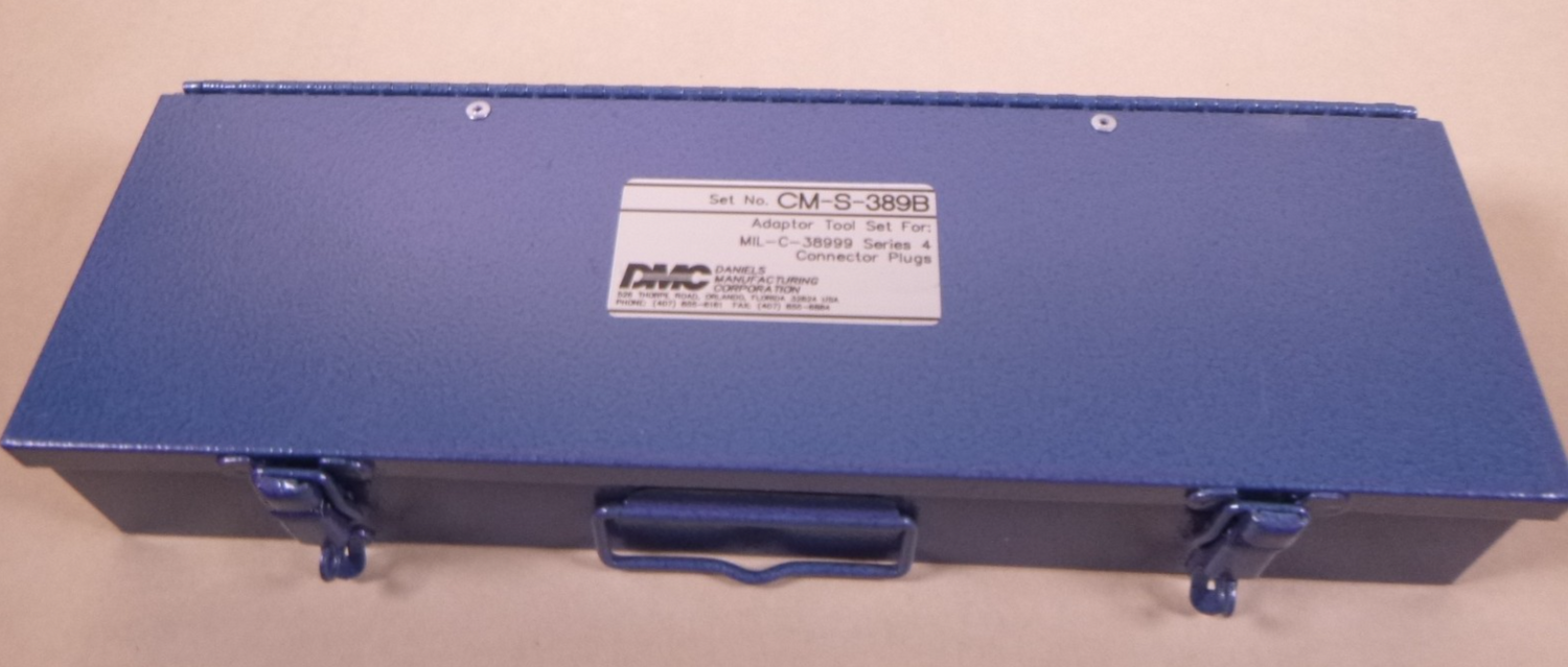 DMC Daniels CM-S-389B Adaptor Tool Set MIL-C-3899 Ser 4 Plugs , 10-Piece Set