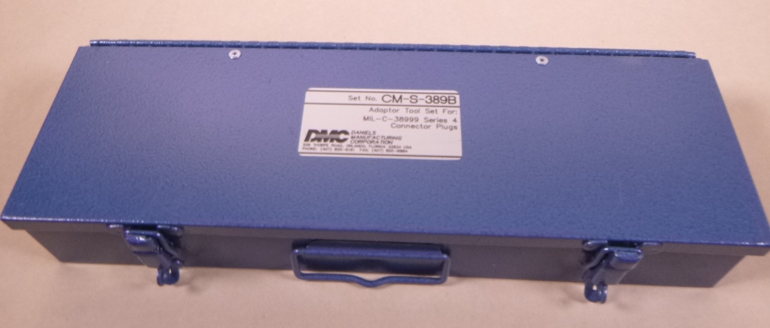 DMC Daniels CM-S-389B Adaptor Tool Set MIL-C-3899 Ser 4 Plugs , 10-Piece Set