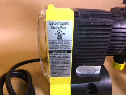 A161-833SI LMI Pumps Chemical Metering Pump, 2 GPH, 50 Max PSI, 115 Volt | Industrial Electric Motors, Pumps &amp; Parts