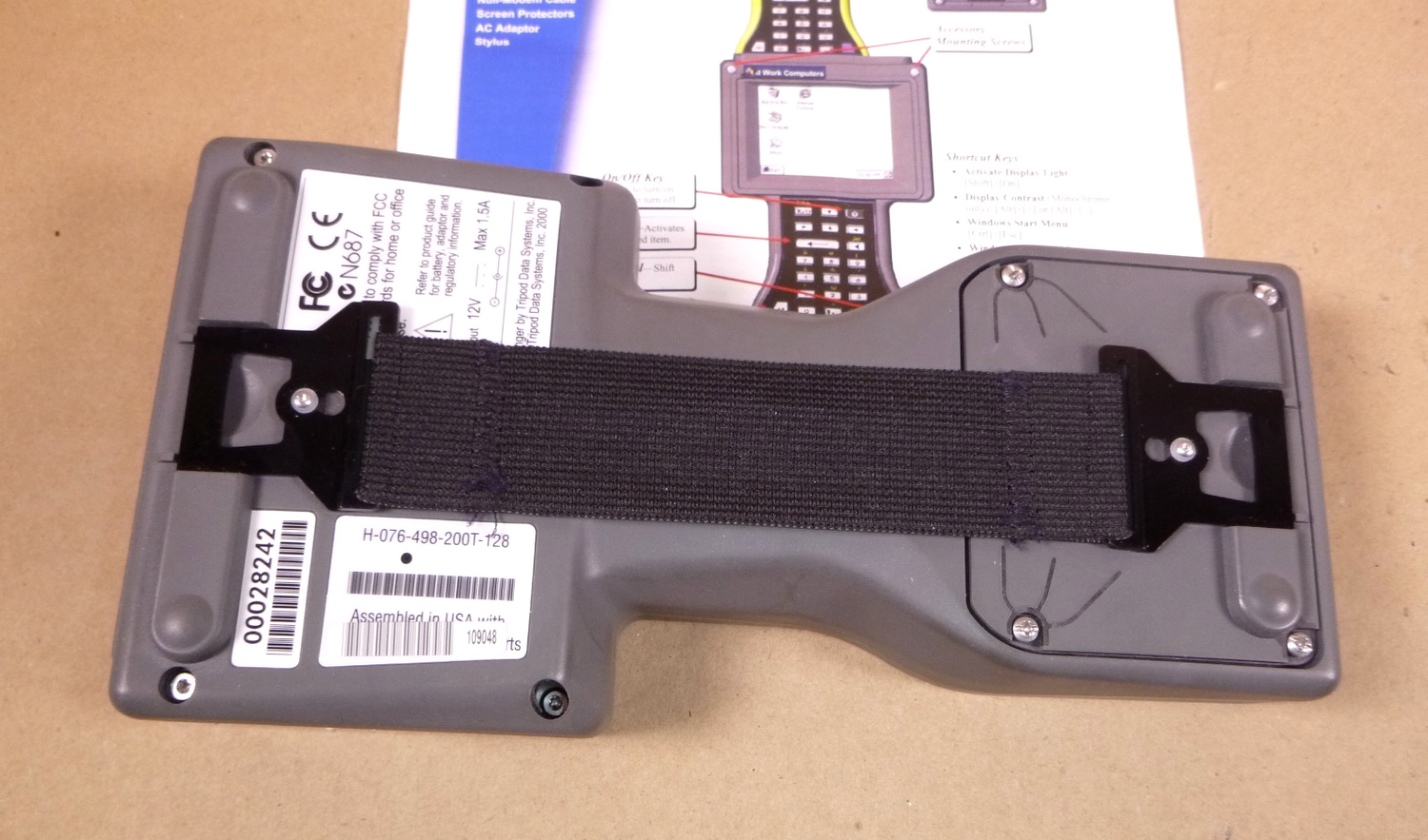TDS Tripod Data Systems Field Data Collector H-076-498-200T-128 Ranger Series | Industrial MRO Tools and Replacement Industrial Equipment Components
