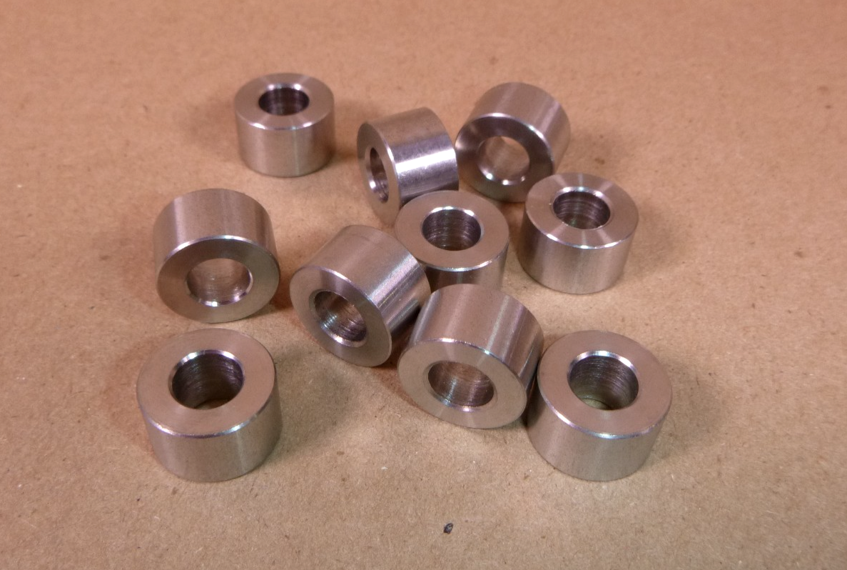 5/16" id x 5/8" od x 3/8" Tall Stainless Steel Standoff Spacer Bushing (10 Pcs) | Industrial Replacement Nuts &amp; Bolts Distributor and Machinery Screws &amp; Fasteners Supply