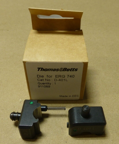 THOMAS &amp; BETTS D-401L DIE FOR ERG740 CRIMPER CRIMP TOOL RSK401 GREEN | Industrial MRO Tools and Replacement Industrial Equipment Components