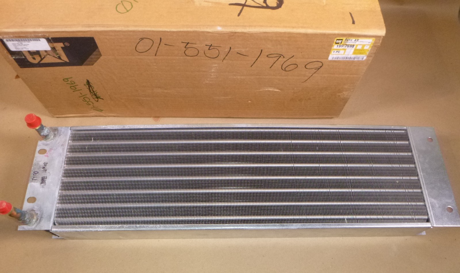 199-7698 Genuine OEM Caterpillar A/C Condenser R134a or R1234YF
